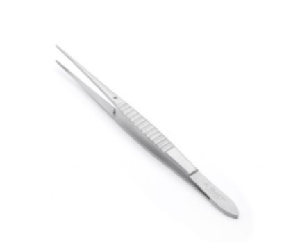DRESEERPINCET 16CM RECHT RVS