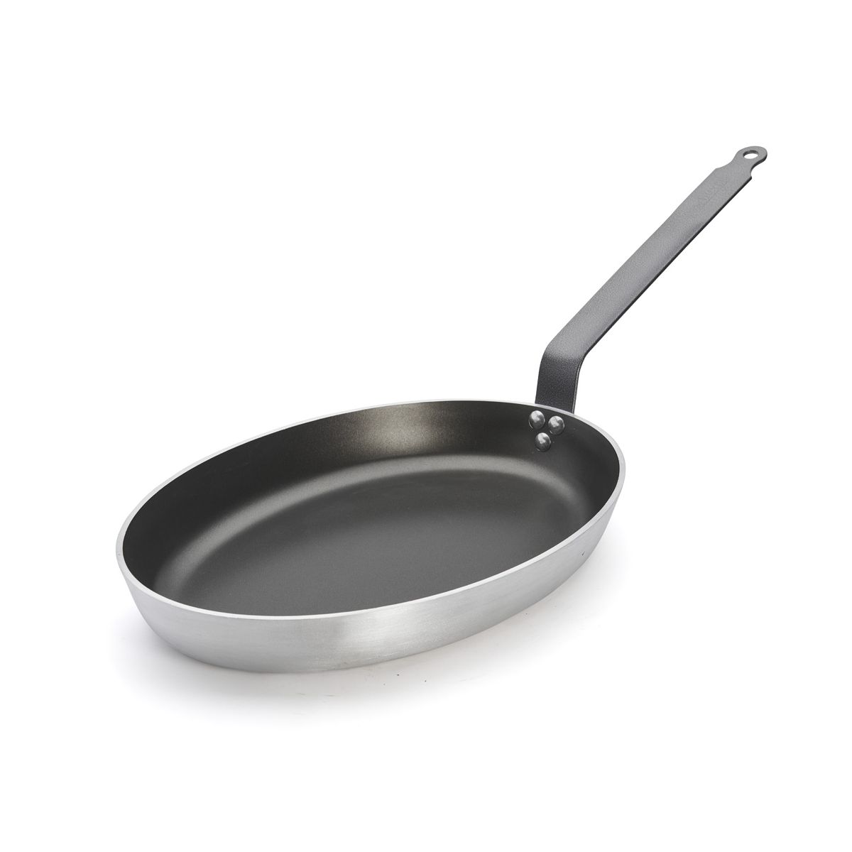 VISPAN 40CM OVAAL ALUMINIUM ANTIKLEEF DEBUYER