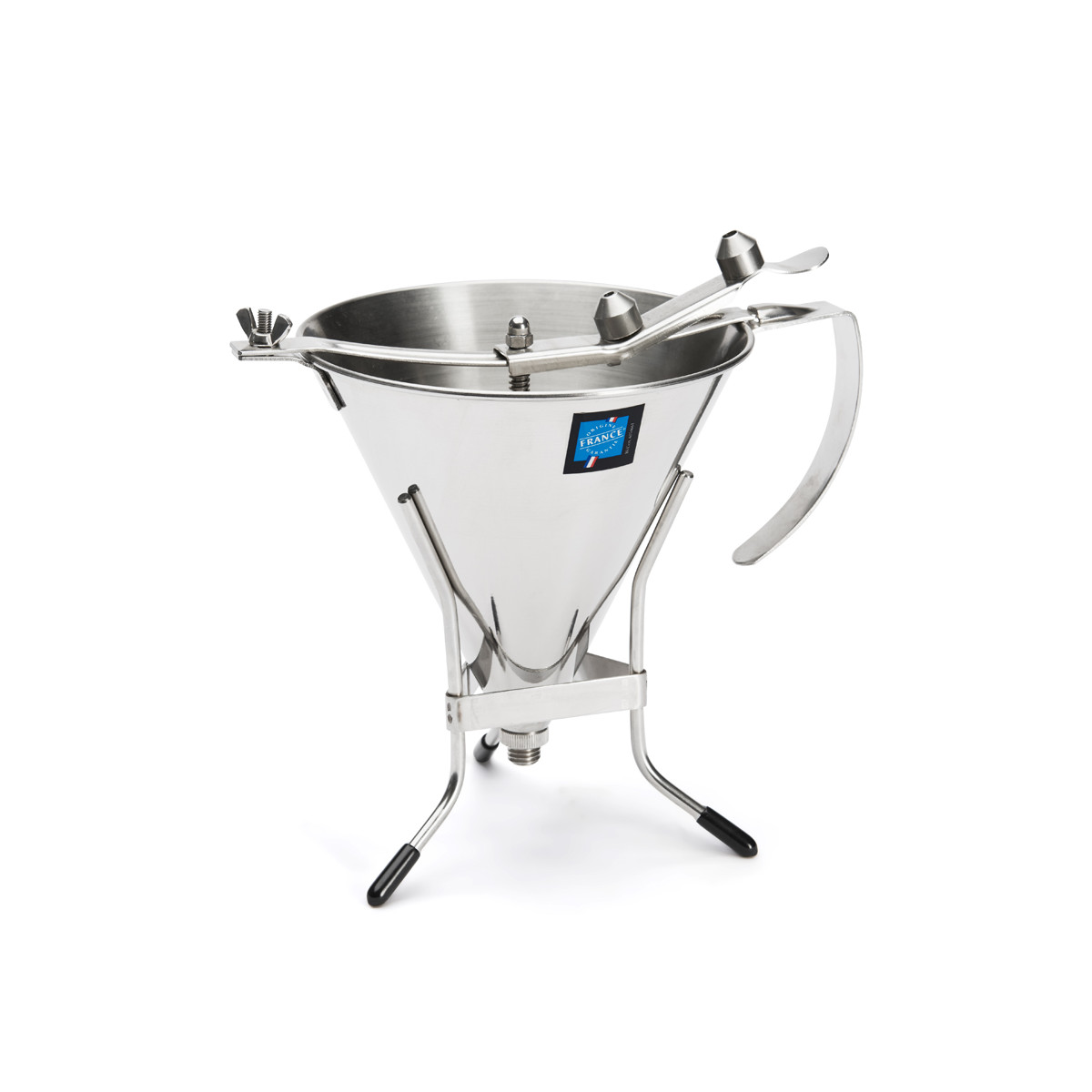 SAUSDISPENSER 1.5L MET HOUDER RVS DE BUYER