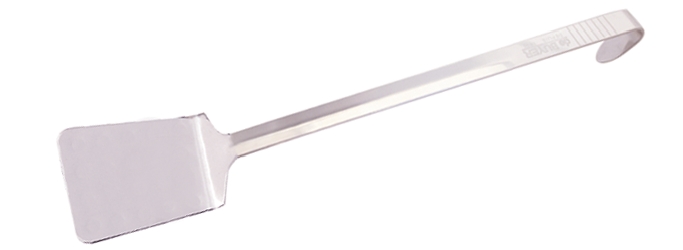 BAKSCHEP 10X7CM EFFEN GEBOGEN RVS DE BUYER
