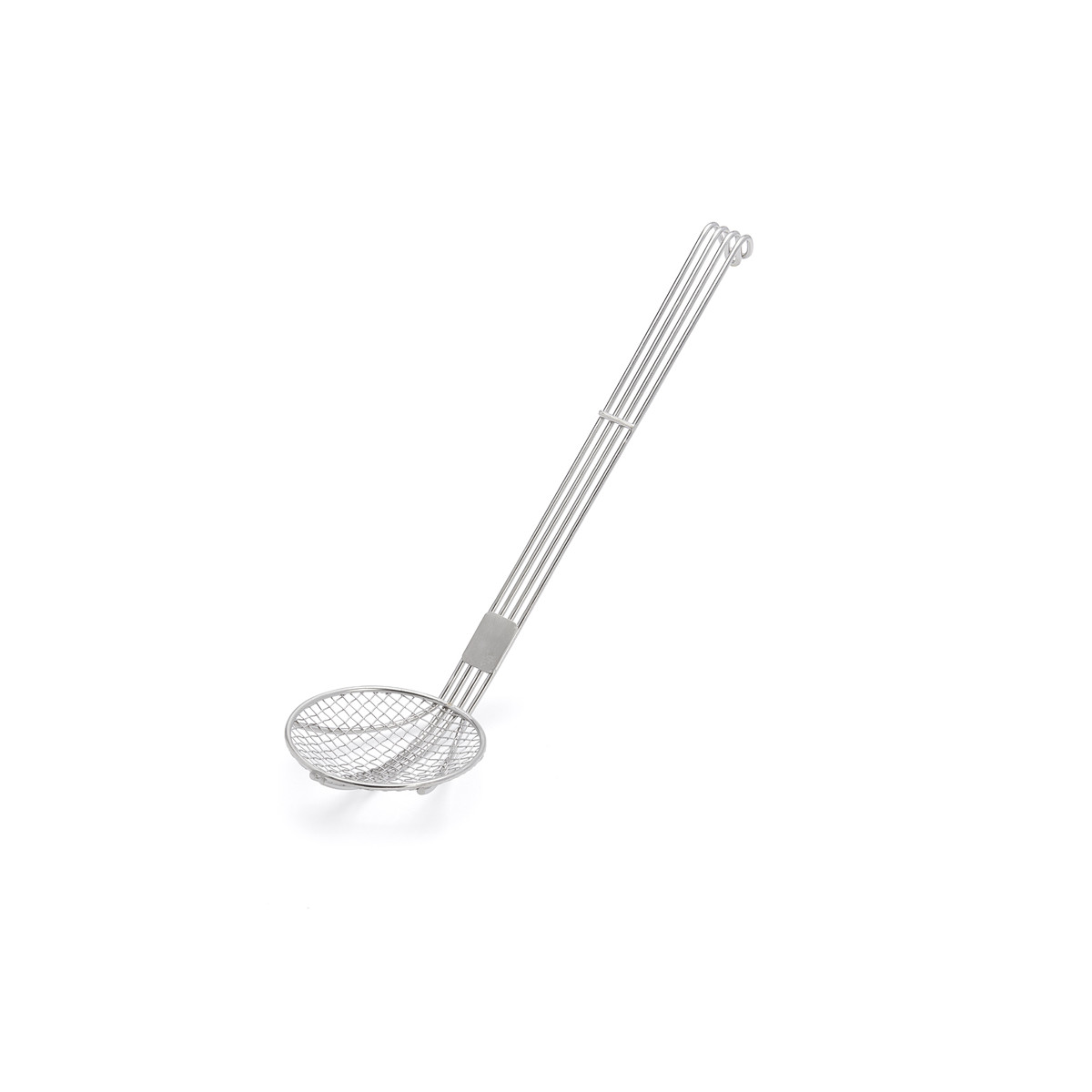 FRIETSCHEP 12CM MET HANDVAT 34CM RVS DE BUYER