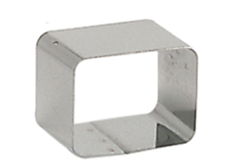 GARNEERRING 7X5XH4CM RECHTHOEKIG RVS DE BUYER