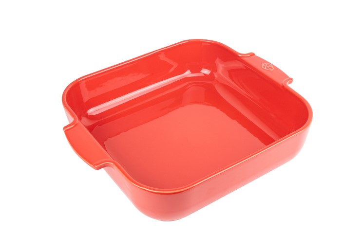 OVENSCHAAL KERAMIEK 36X36CM ROOD APPOLIA