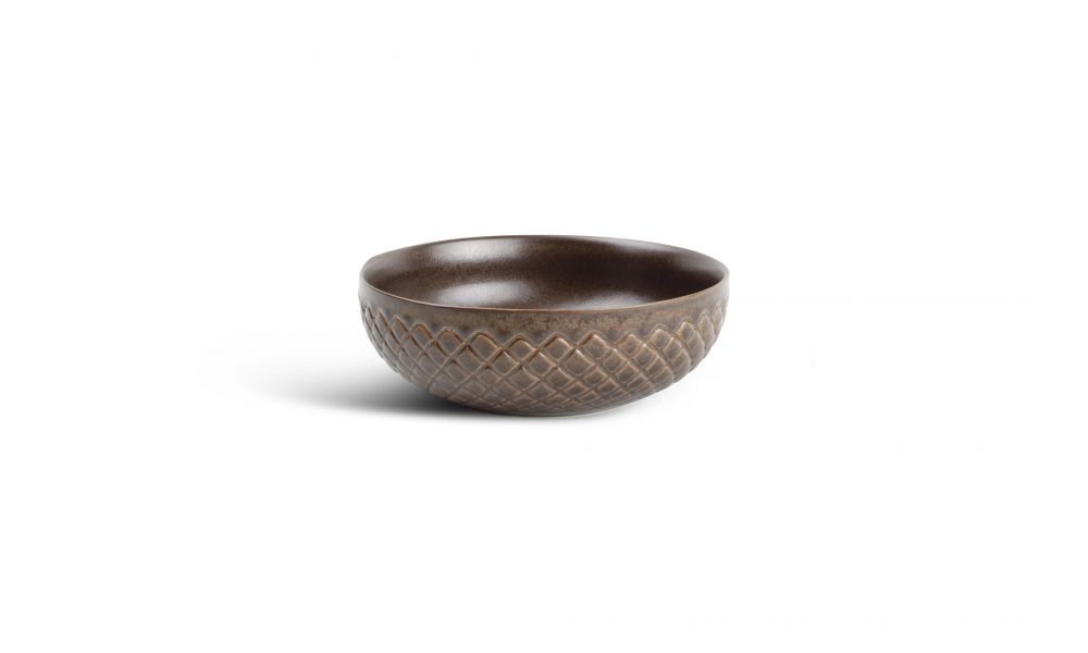 KOM PORSELEIN 16XH4.5CM DIAMOND BRASS 4X1ST