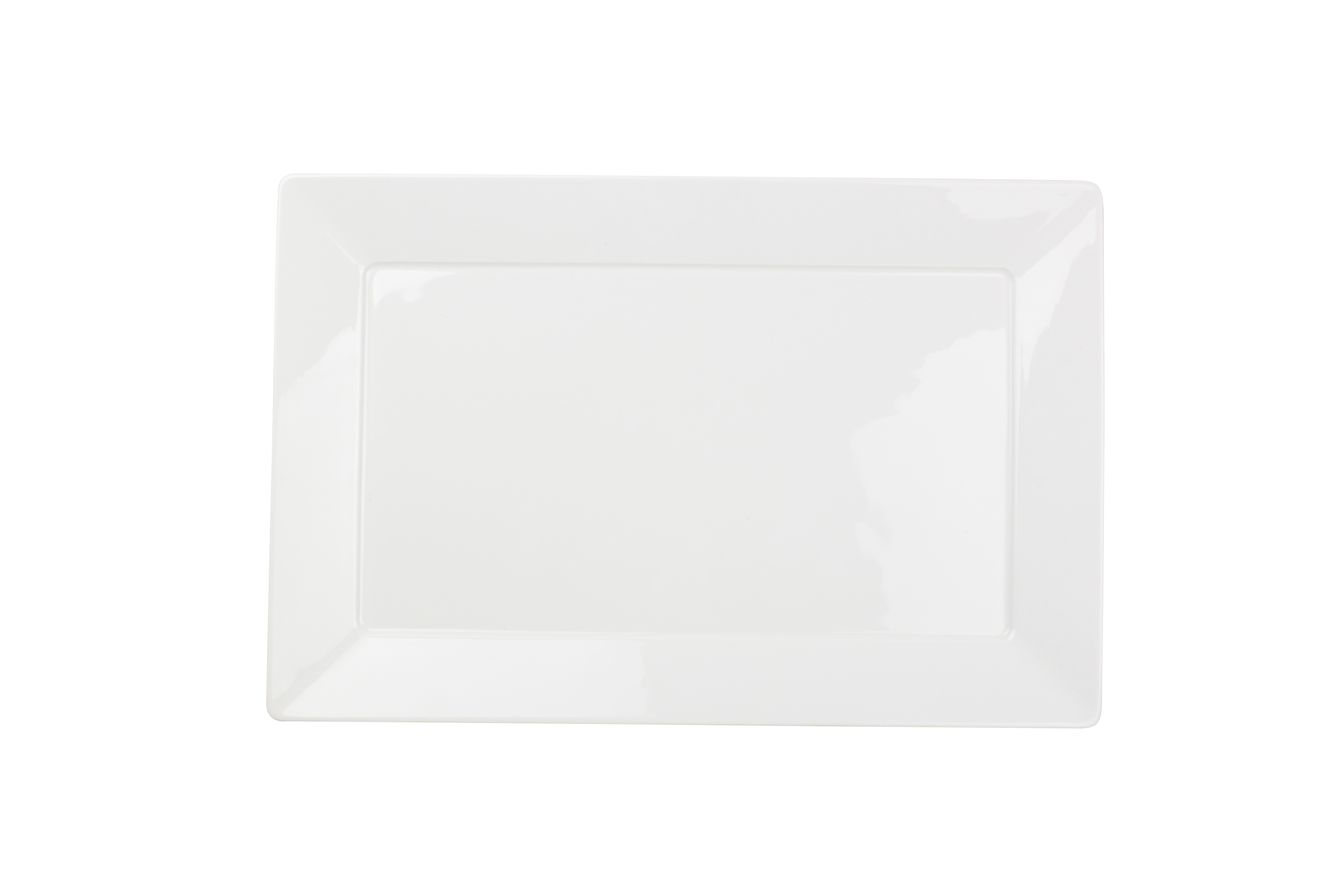 BORD PORSELEIN 46X30.5CM SILHT VERSO 2X1ST