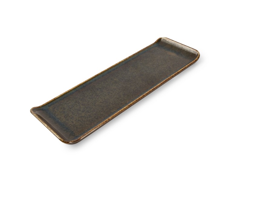 SERVEERSCHAAL PORSELEIN 30X9.5CM CIRRO GREEN