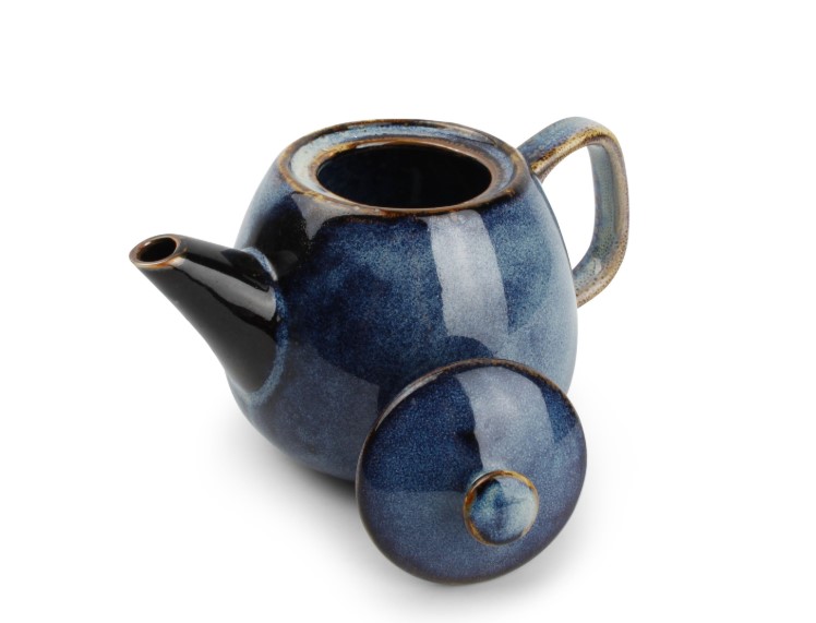 THEEPOT PORSELEIN 80CL BLUE NOVA 2X1ST