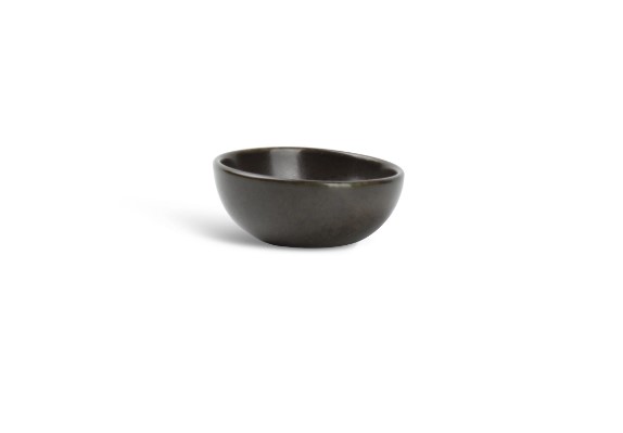 KOM PORSELEIN 7.5XH3CM CERES BLACK 12X1ST