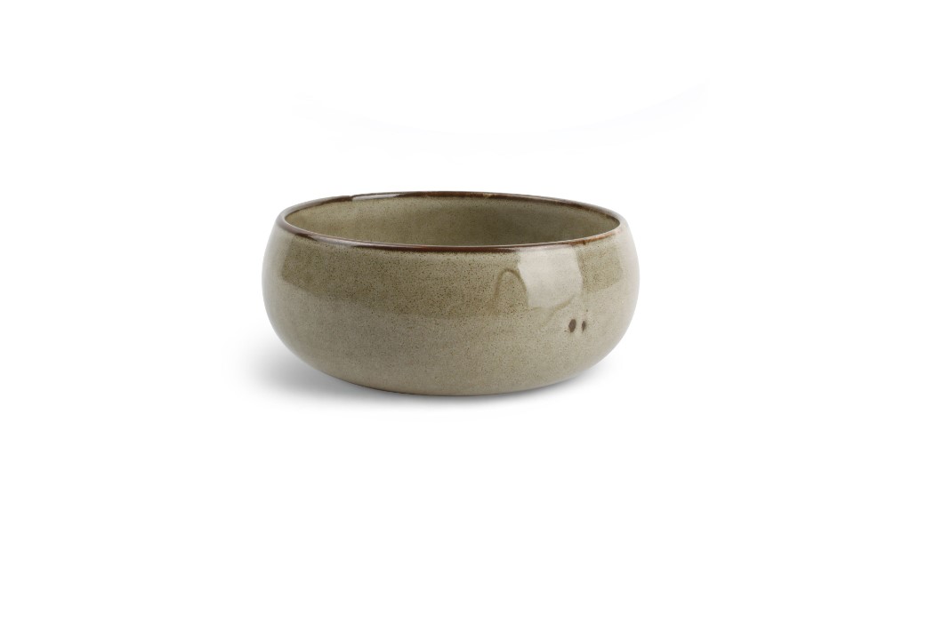 KOM PORSELEIN 14XH6.5CM CERES GREY 6X1ST