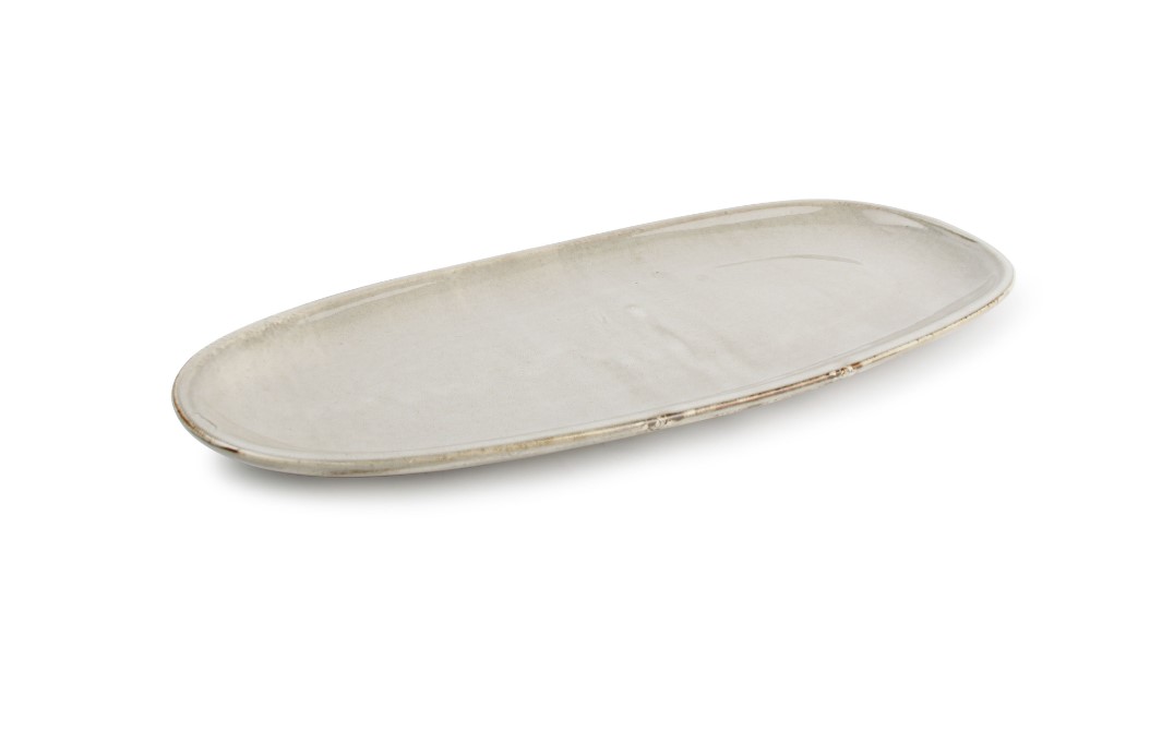 BORD PORSELEIN 34X14CM CERES GREY 6X1ST