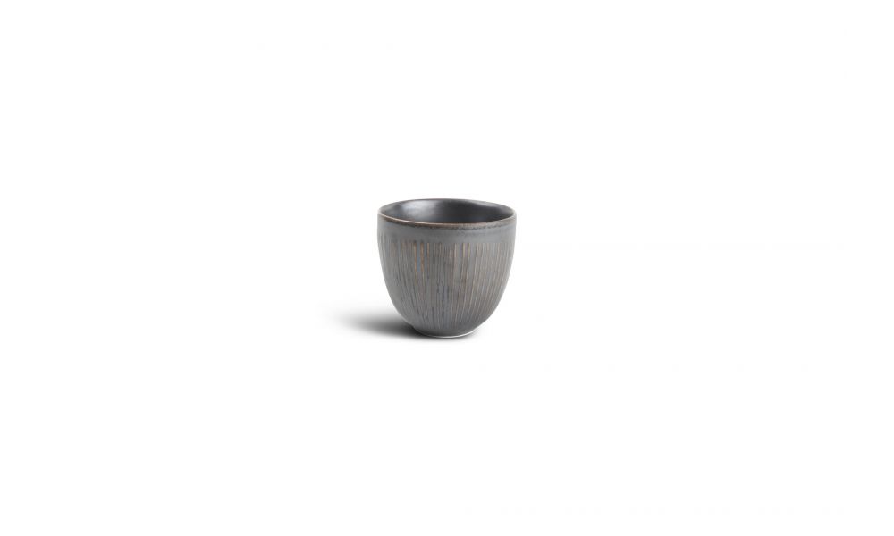 KOM PORSELEIN 7XH6CM SILVER BRASS 6X1ST