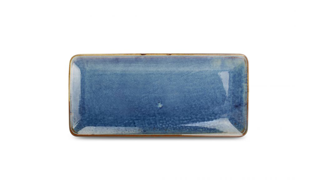 BORD PORSELEIN 35.5X16CM BLUE NOVA 4X1ST