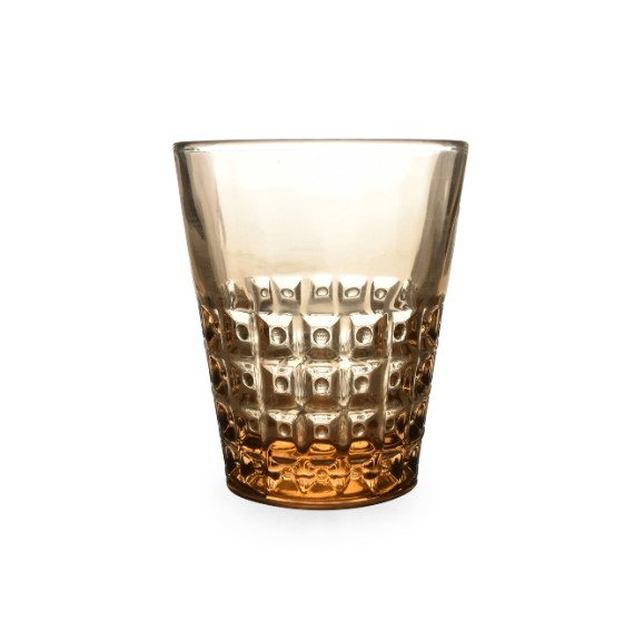 WATERGLAS 25CL OXO AMBER 4X1ST