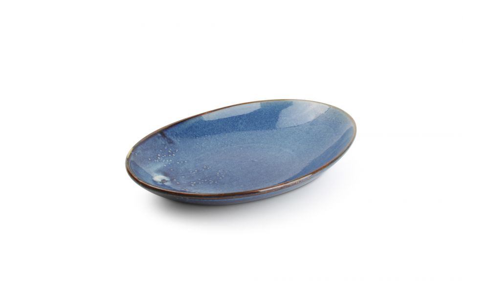 BORD PORSELEIN 30X21CM OVAAL BLUE NOVA 4X1ST