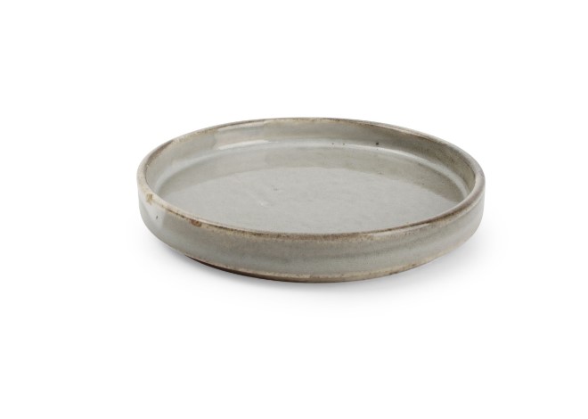 BORD PORSELEIN 13.5XH2CM CERES GREY 6X1ST