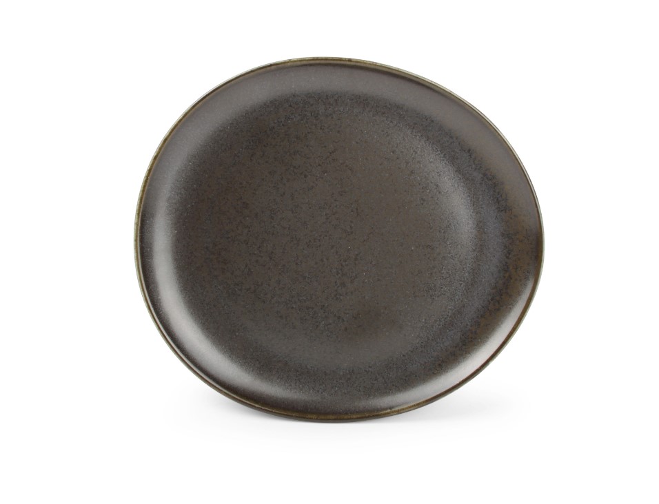 BORD PORSELEIN 25X23CM CERES BLACK 6X1ST