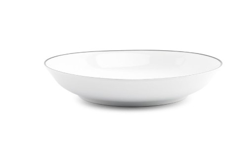 DIEP BORD PORSELEIN 21XH4CM BLACK RIM 6X1ST