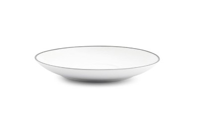 SCHOTEL PORSELEIN 14.5CM BLACK RIM 6X1ST