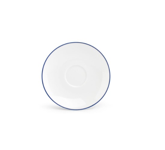 SCHOTEL PORSELEIN 12.5CM BLUE RIM 6X1ST