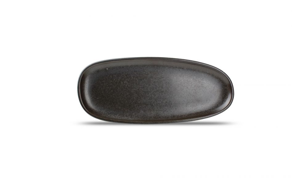 BORD PORSELEIN 34X14CM CERES BLACK 6X1ST