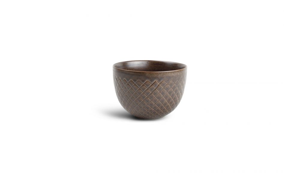 KOM PORSELEIN 12XH8CM DIAMOND BRASS 4X1ST