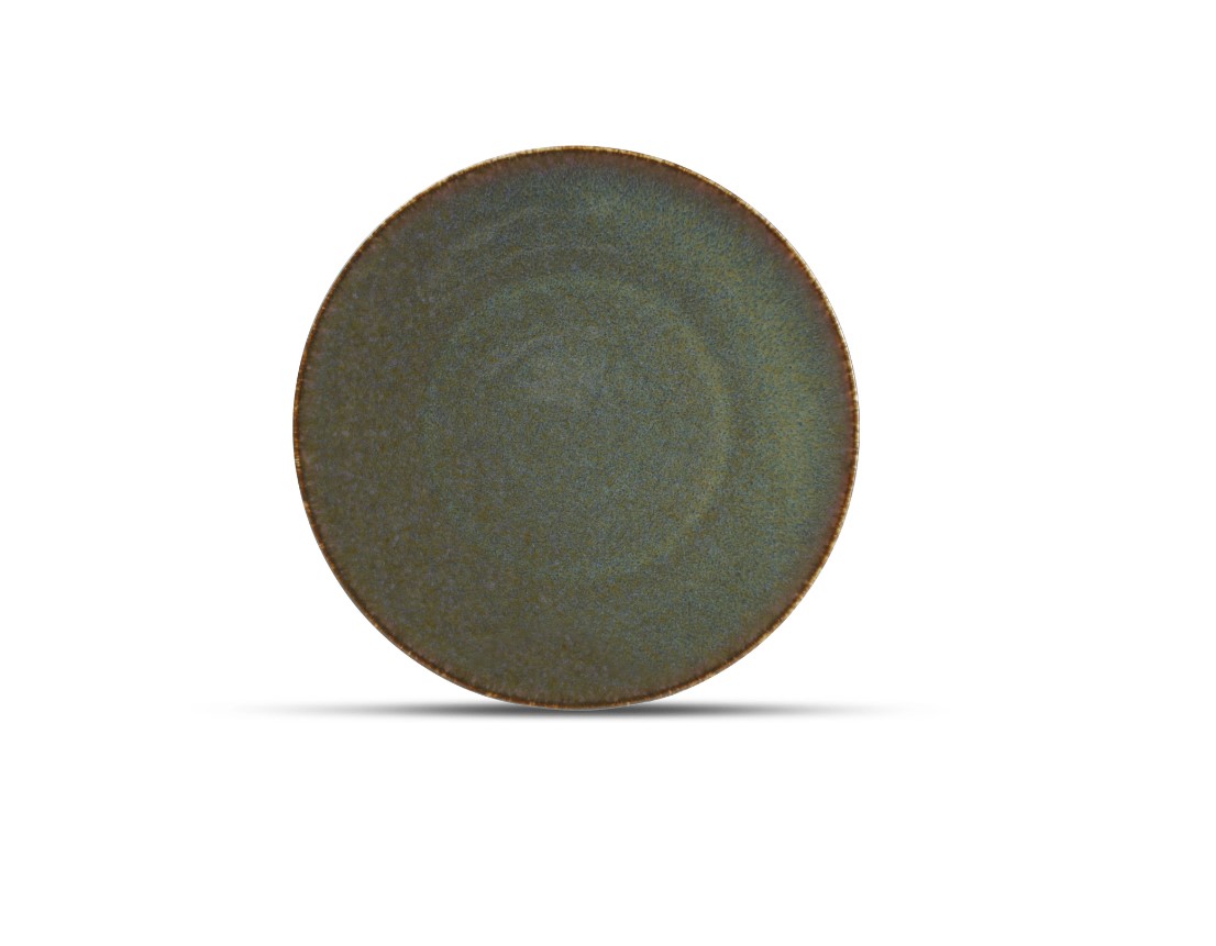 BORD PORSELEIN 21CM CIRRO GREEN 6X1ST