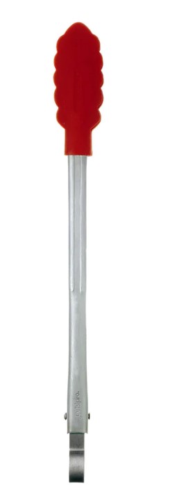 SERVEERTANG 24CM ROOD SILICONE/RVS CUISIPRO