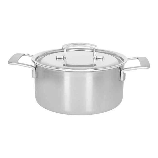 KOOKPOT 22CM MET DEKSEL INDUSTRY DEMEYERE