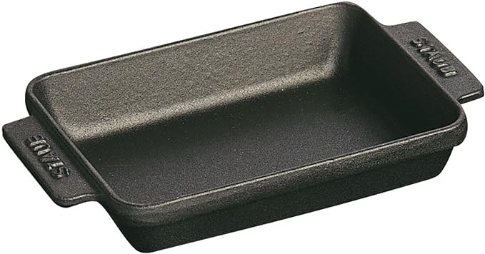 SCHOTEL 15X11CM GIETIJZER ZWART STAUB 6X1ST