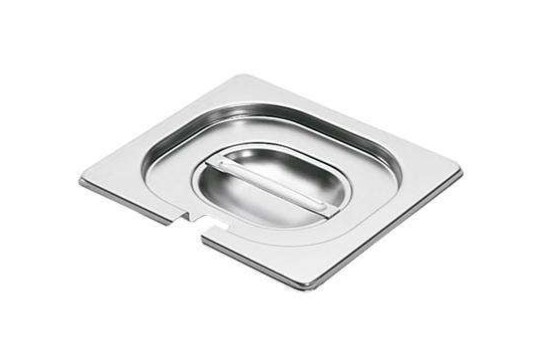 GASTRONORMDEKSEL 1/6 V/LEPEL RVS PREMIUM LINE