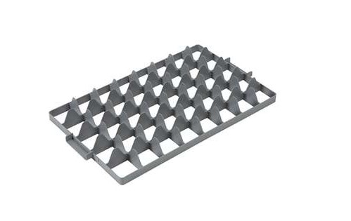 SEPARATOR 5X8 VAKKEN BOVEN 60X40CM GRIJS
