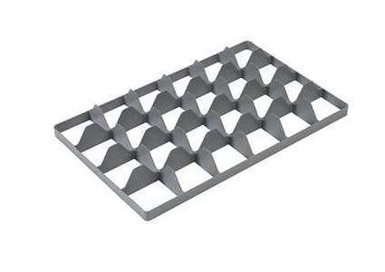SEPARATOR 4X6 VAKKEN ONDER 60X40CM GRIJS