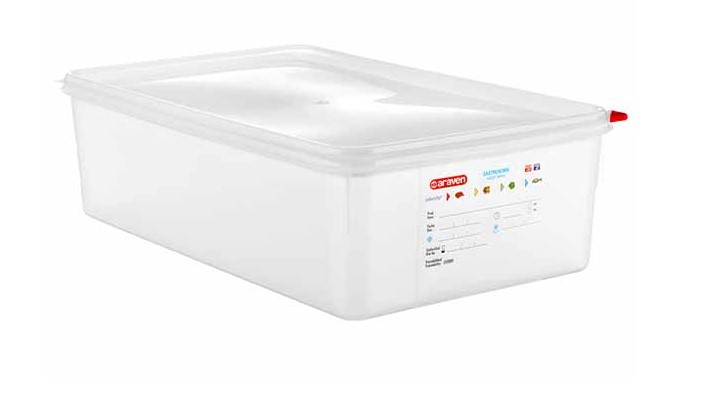BEWAARDOOS GN 1/1 H15CM/20L ARAVEN POLYP