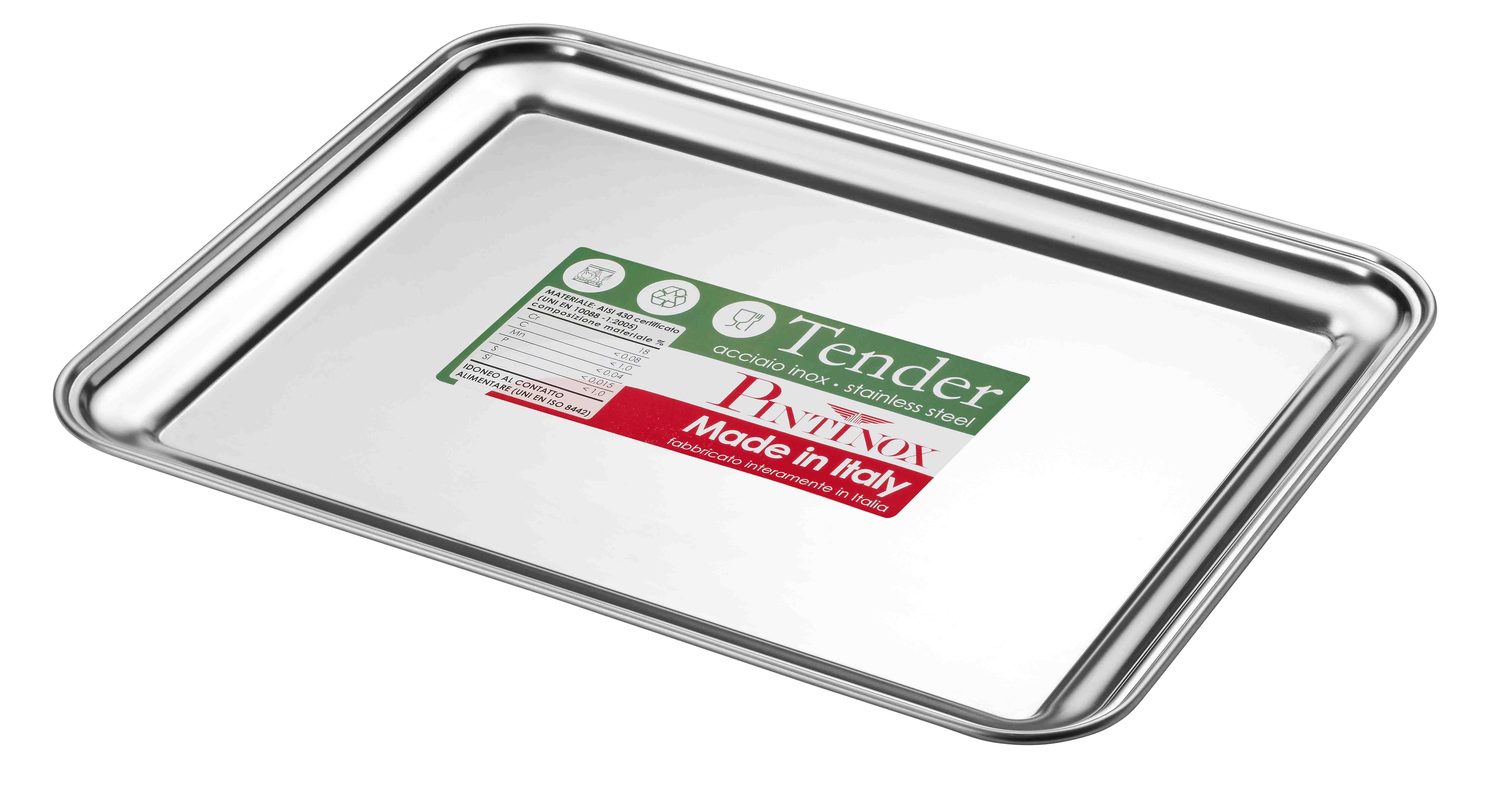DIENBLAD 32X25CM RVS PINTINOX