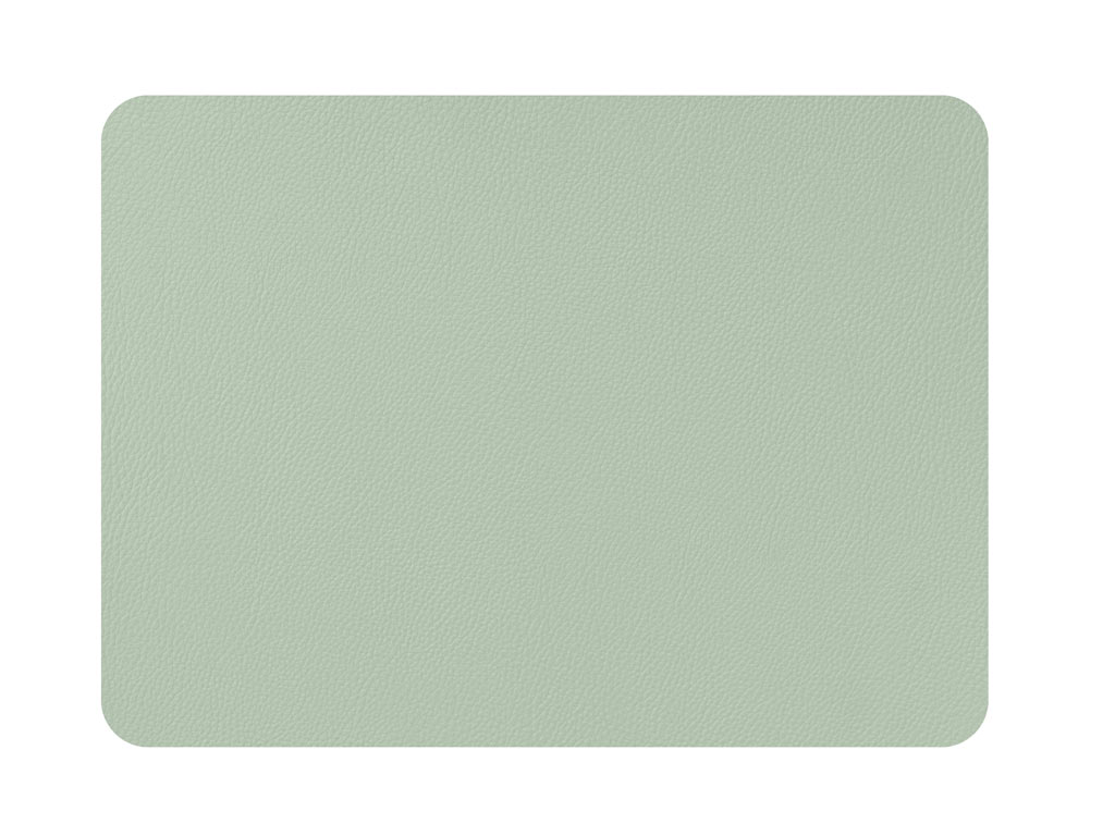 PLACEMAT 45X33CM GREEN LEDERLOOK 6X1ST
