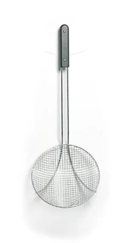 FRIETSCHEP 26CM MET HANDVAT 65CM RVS HENDI