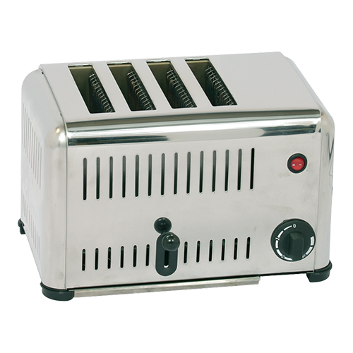 TOASTER 4 SLEUVEN 2000W RVS CATERCHEF