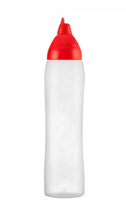 KNIJPFLES 100CL ROOD ARAVEN