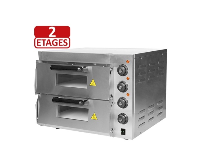 PIZZA OVEN 56X58.5XH43.4CM 2 ETAGES CATERCHEF