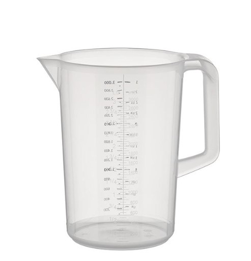 MAATBEKER 3L KUNSTSTOF