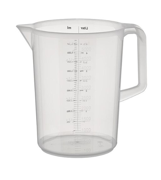 MAATBEKER 5L KUNSTSTOF