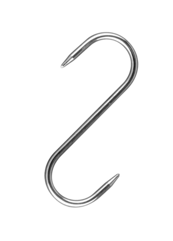 VLEESHAAK 12X5CM RVS