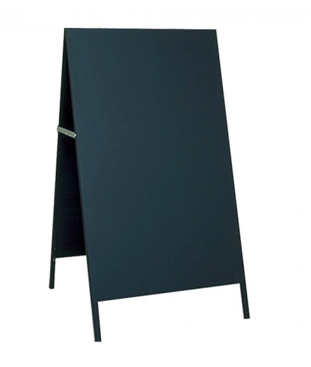 STOEPBORD 60XH117CM METAAL ZWART