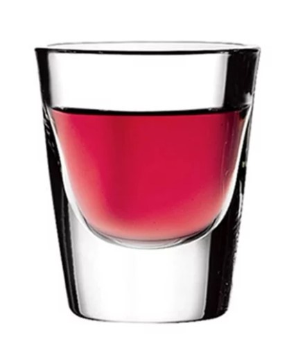 SHOTGLAS 3CL GINA 12X1ST