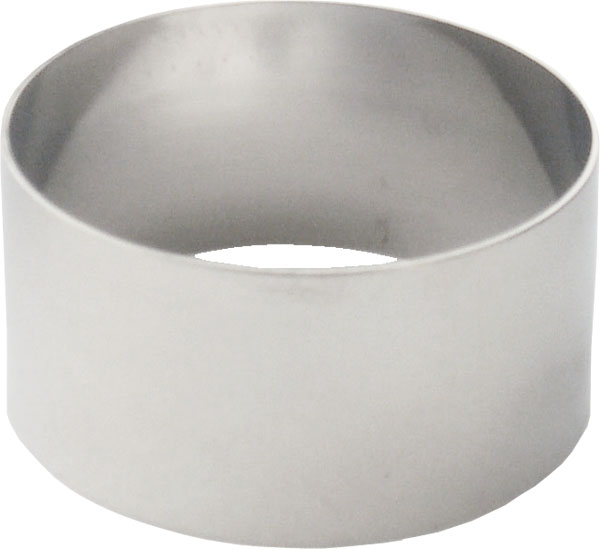 GARNEERRING 9XH3.5CM RVS SET 2ST
