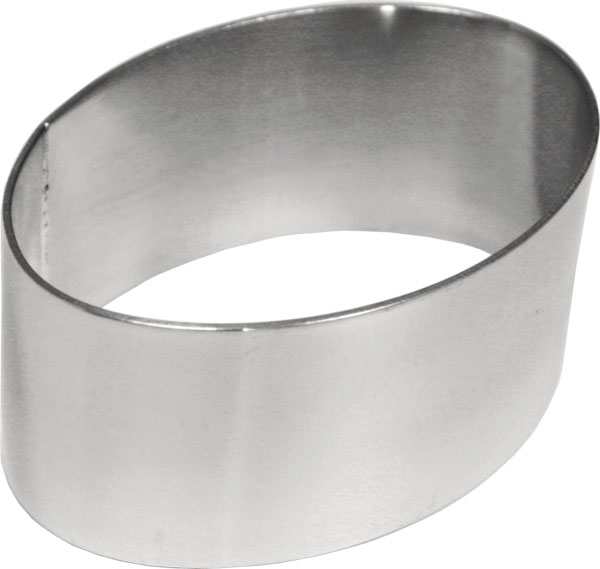 GARNEERRING 10XH3.5CM OVAAL RVS