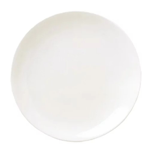 BORD PORSELEIN 25CM GURAL ENT IVORY 12X1ST