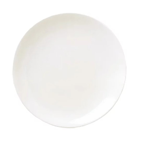 BORD PORSELEIN 27CM GURAL ENT IVORY 6X1ST