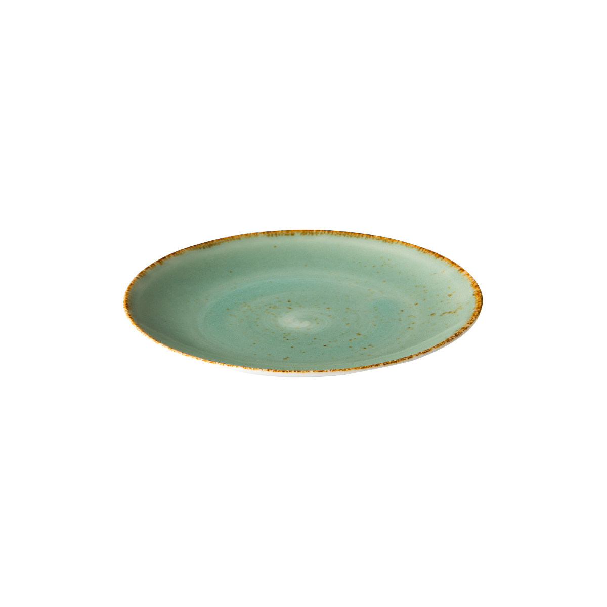 BORD PORSELEIN 28CM AQUA 6X1ST