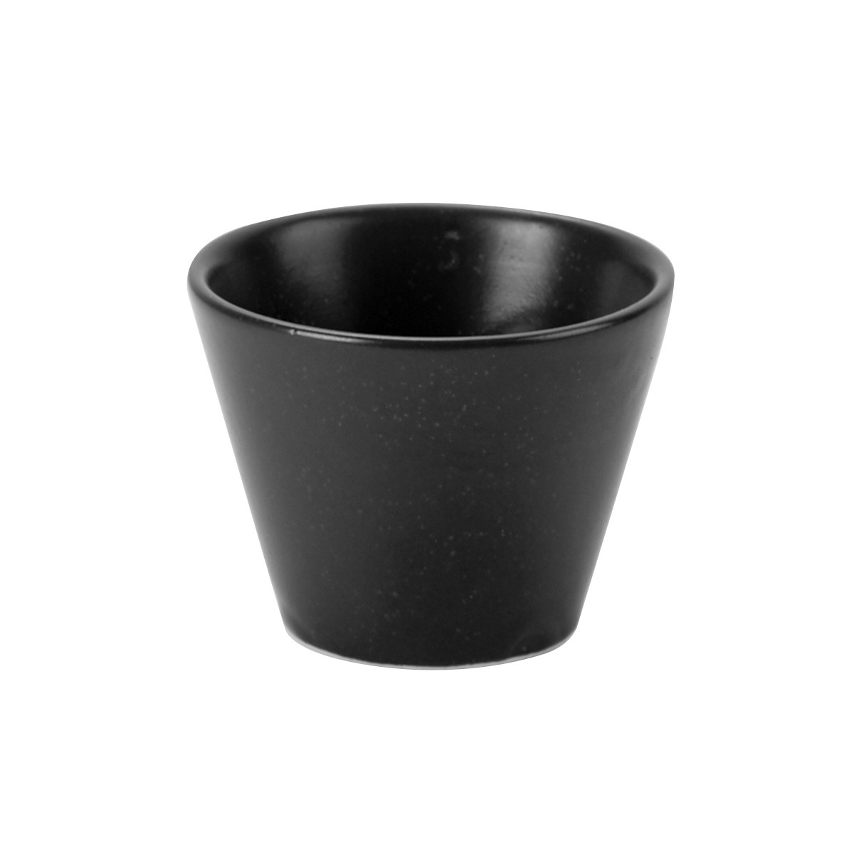 KOM PORSELEIN 5.5XH5CM STONE GRAFIET 6X1ST